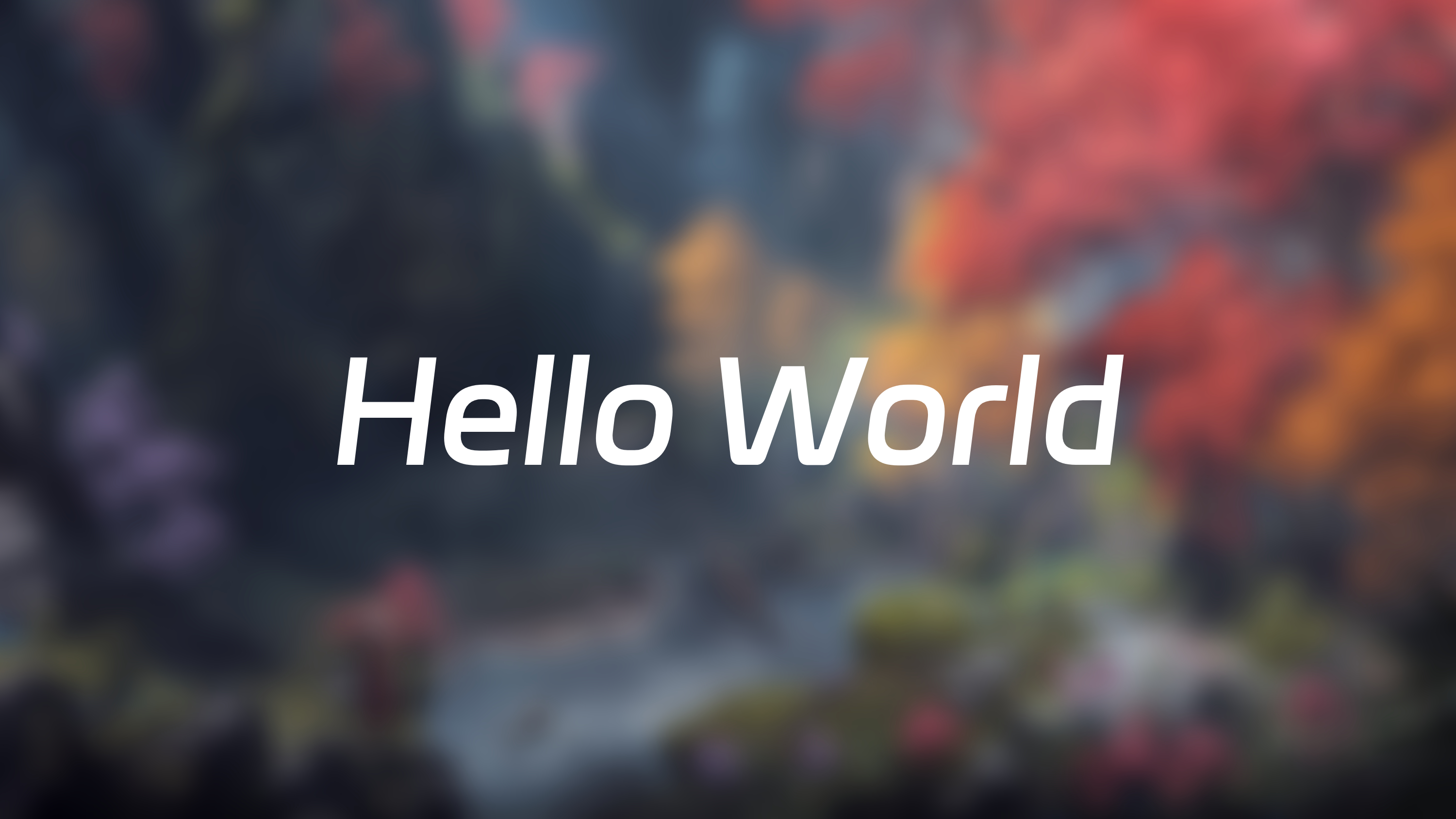 Hello World - 博客一周年